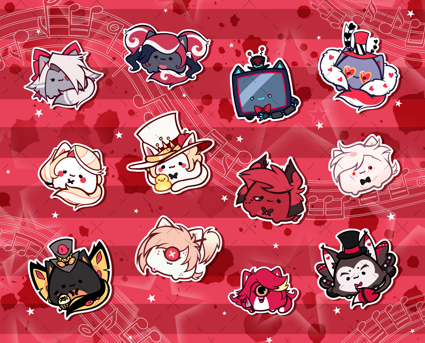 Hazbin Hotel Loaf Blanket