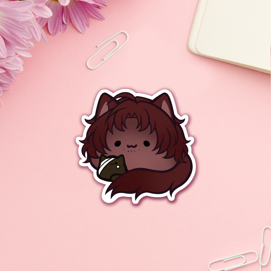 Odasaku with Dazai Loaf Sticker
