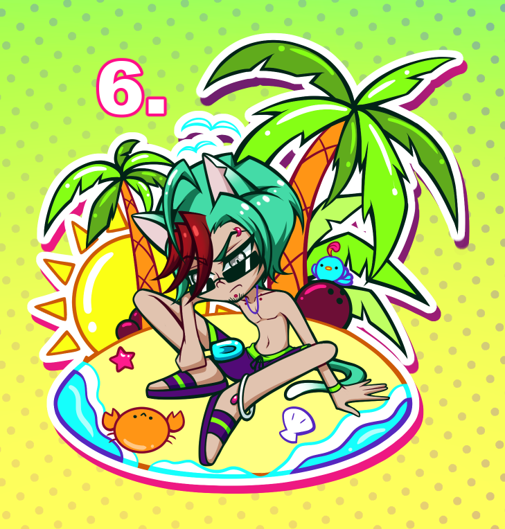 [LIMITED] Broken Ears Summer Stickers [PRE-ORDER]