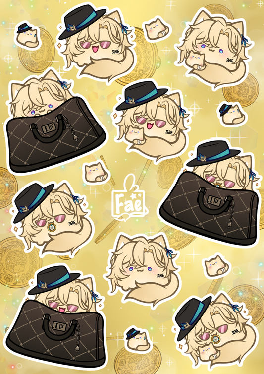 Aventurine Loaf Sticker Sheet