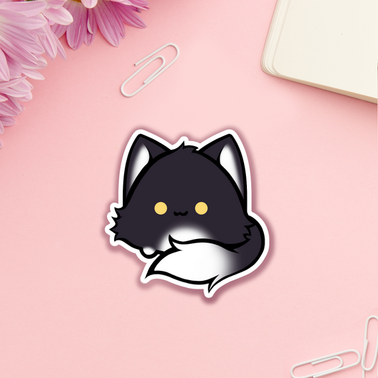 Fluffy Tuxedo Loaf Sticker