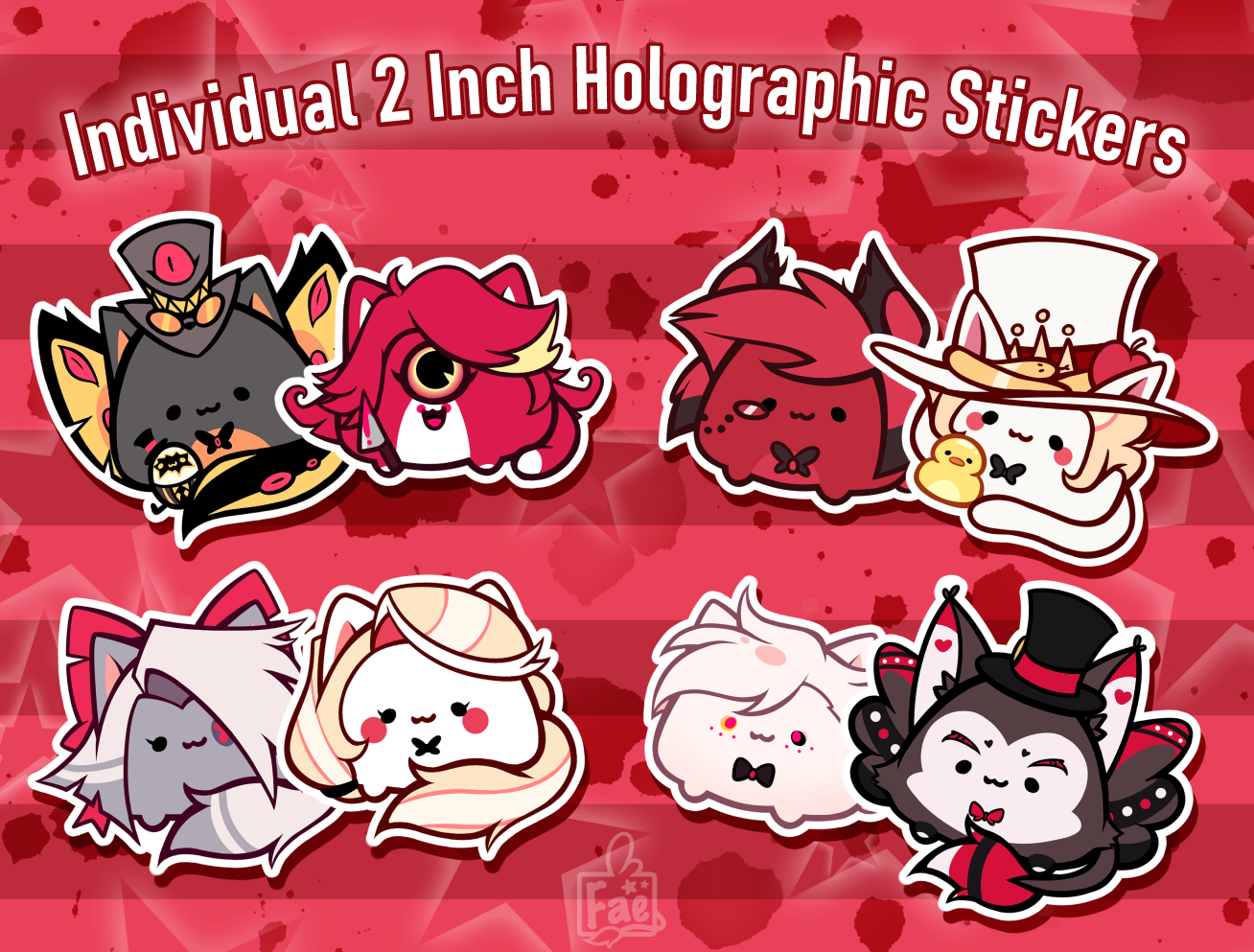 Hazbin Hotel Loaf Stickers