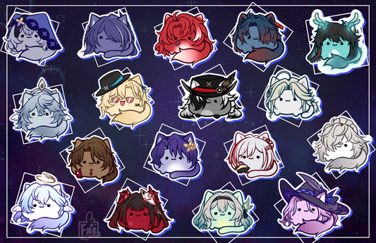 Honkai Star Rail Loaf Stickers