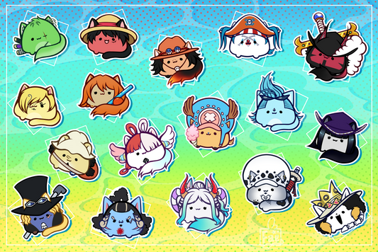 One Piece Loaf Stickers