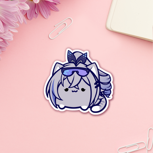 Silver Wolf Loaf Sticker