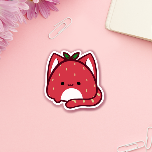 Strawberry Loaf Sticker